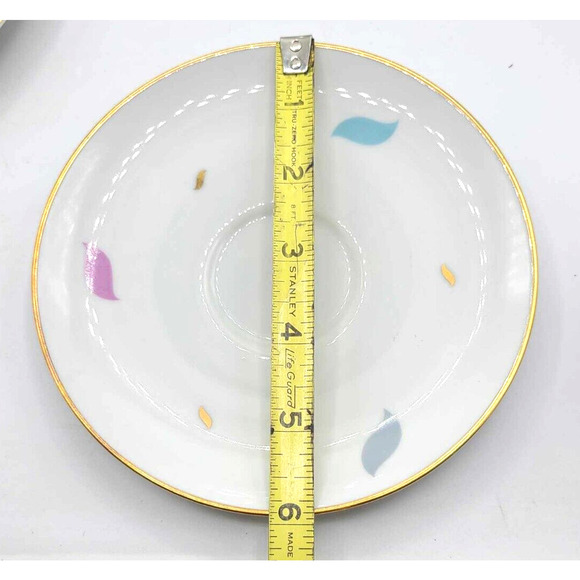 Johann Haviland 4 Person Tea Set: Tea Pot Sugar Creamer, 4 Trio Cup+Saucer+Plate - Picture 15 of 16